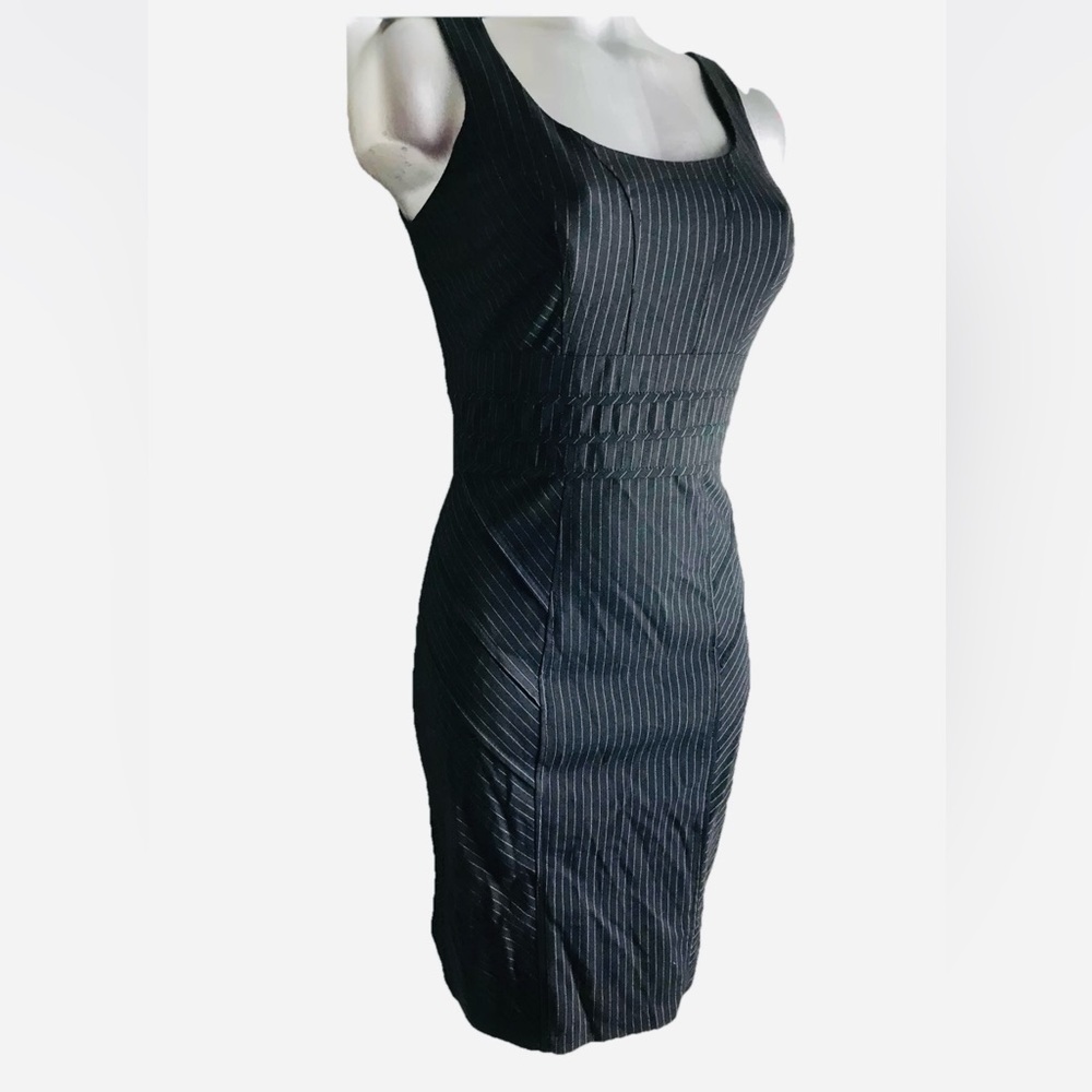 XOXO Black Textured Midi Dress